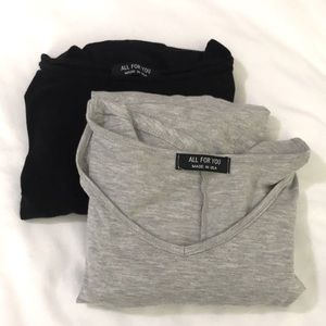 ⚫️ All for you Women’s 3/4 Sleeve Tunic Tops S